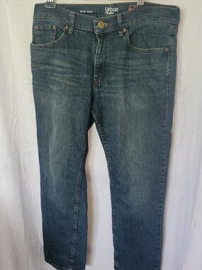 Urban Pipeline Men's Jeans 34 x 30 Blue Denim Super Flex Straight Leg